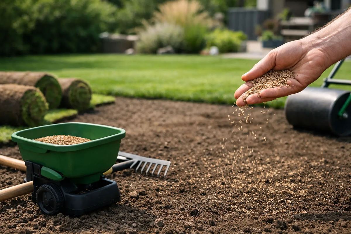 Gazon aanleggen met graszaad: zo lukt het