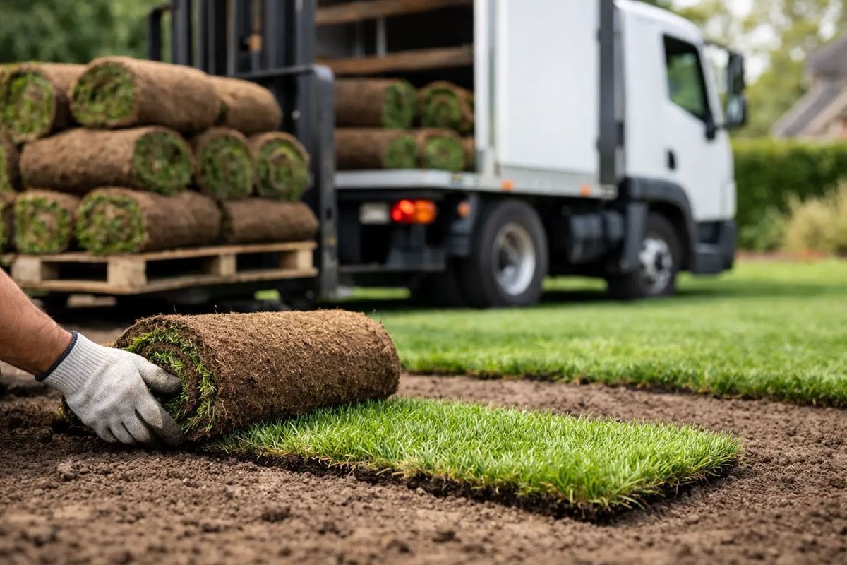 Graszoden laten leveren zonder gedoe