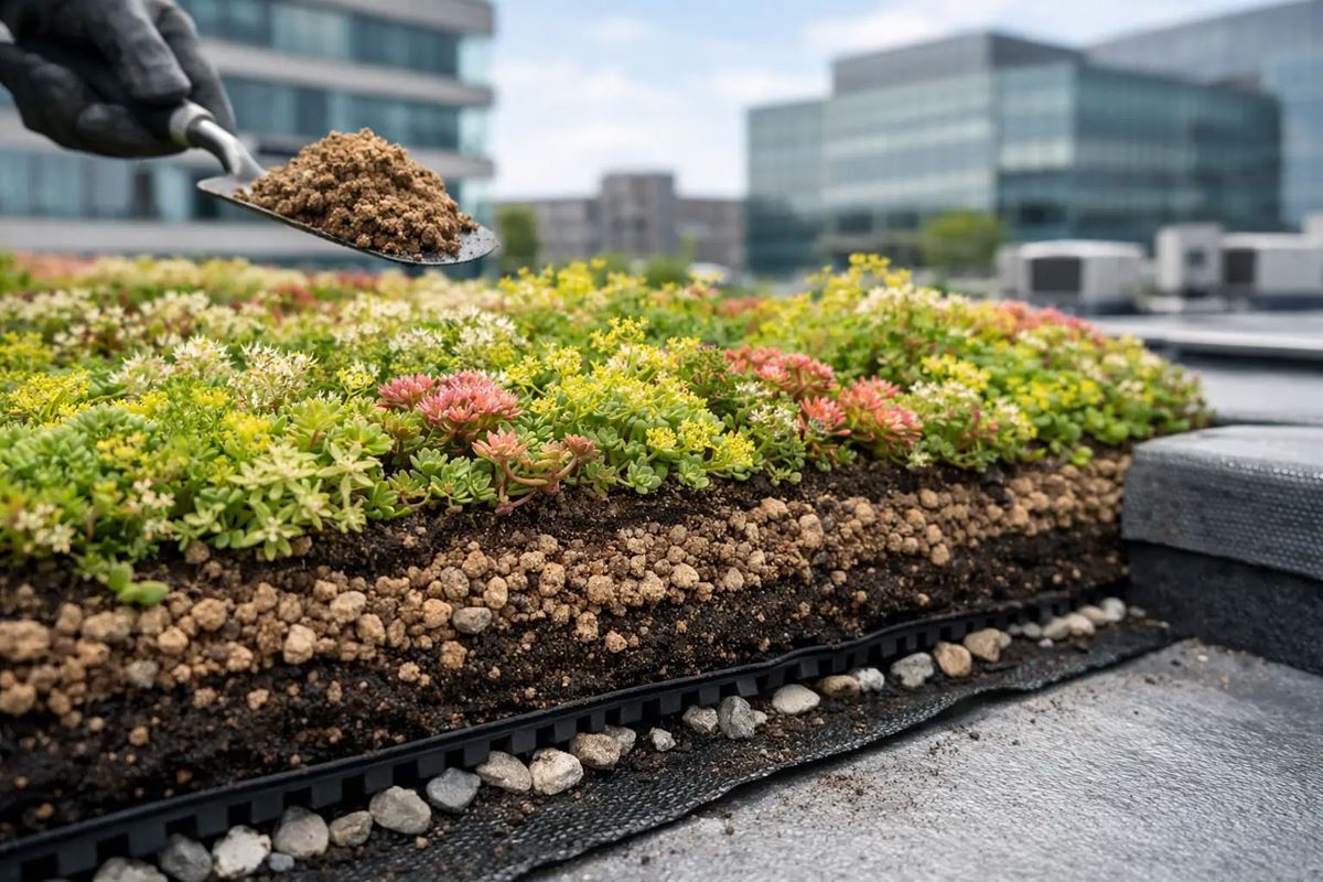 Sedum dak substraat: wat werkt echt?