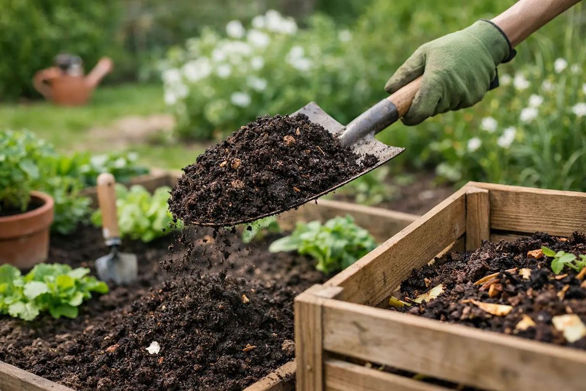 Wanneer compost gebruiken in de tuin?